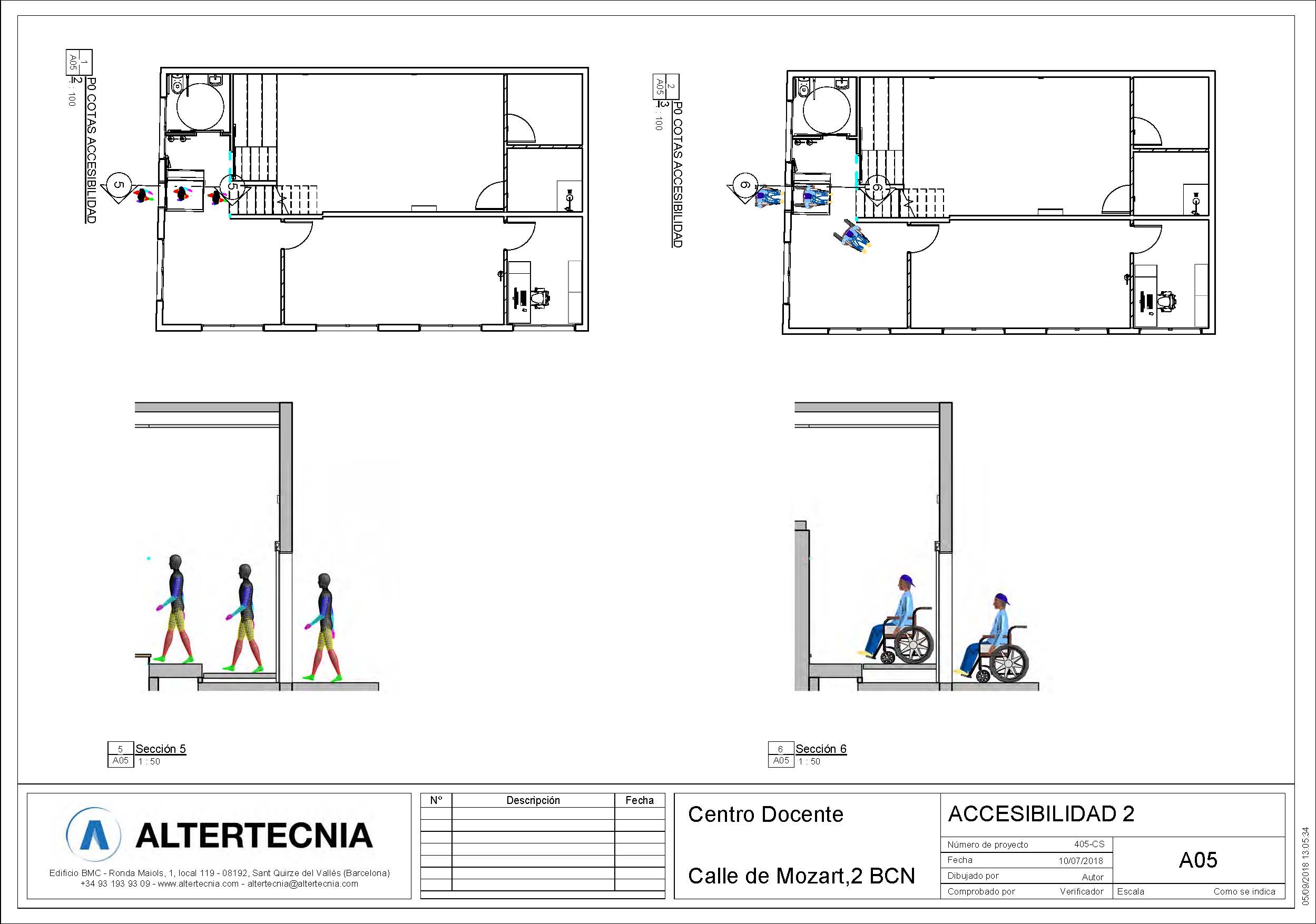 accesibilidad 2 licencias para la escuela de Andrea Vilallonga